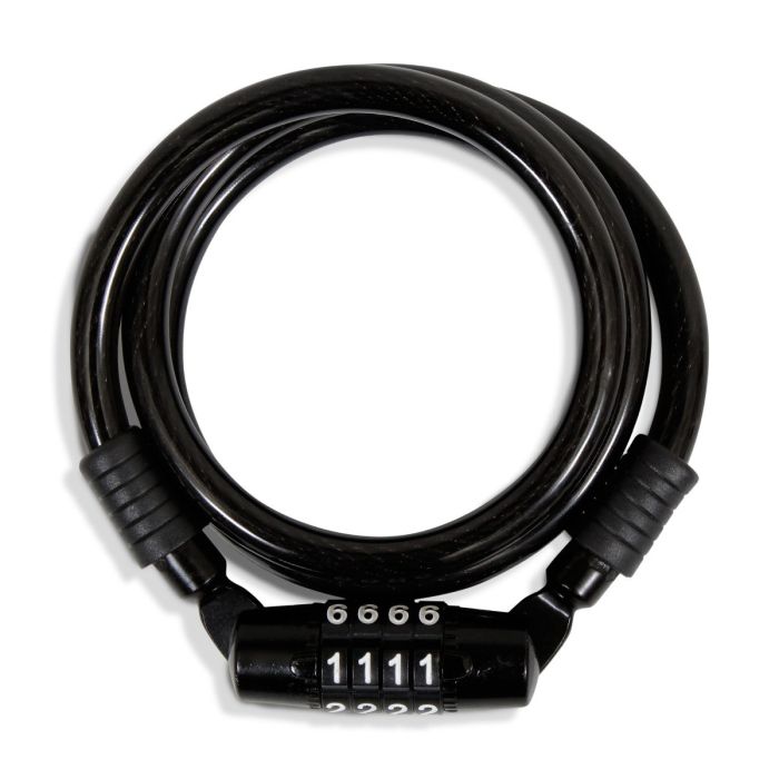 CABLE CANDADO DE COMBINACIÓN 4 DÍGITOS(1 MT)