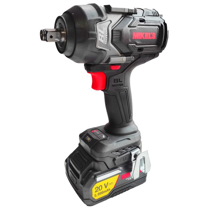 [PI-750] PI-750 PISTOLA DE IMPACTO INALÁMBRICA INDUSTRIAL 20V, 553LB, 1/2" 750 NM 